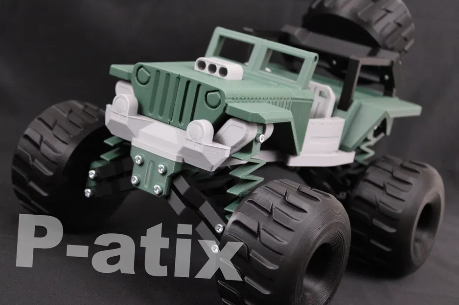 Bad boy Willys – Jeep Willys Monster Truck tùy biến - Image 1