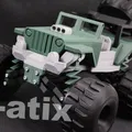 Bad boy Willys – Jeep Willys Monster Truck tùy biến - Thumbnail 1
