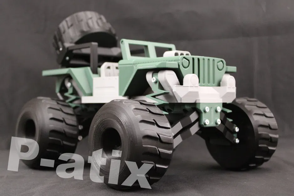 Bad boy Willys – Jeep Willys Monster Truck tùy biến - Image 3