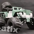 Bad boy Willys – Jeep Willys Monster Truck tùy biến - Thumbnail 3