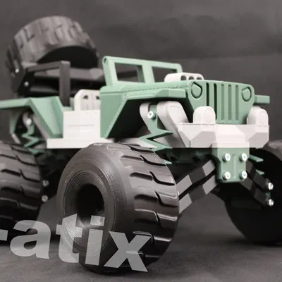 Bad boy Willys – Jeep Willys Monster Truck tùy biến