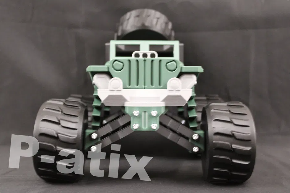 Bad boy Willys – Jeep Willys Monster Truck tùy biến - Image 4