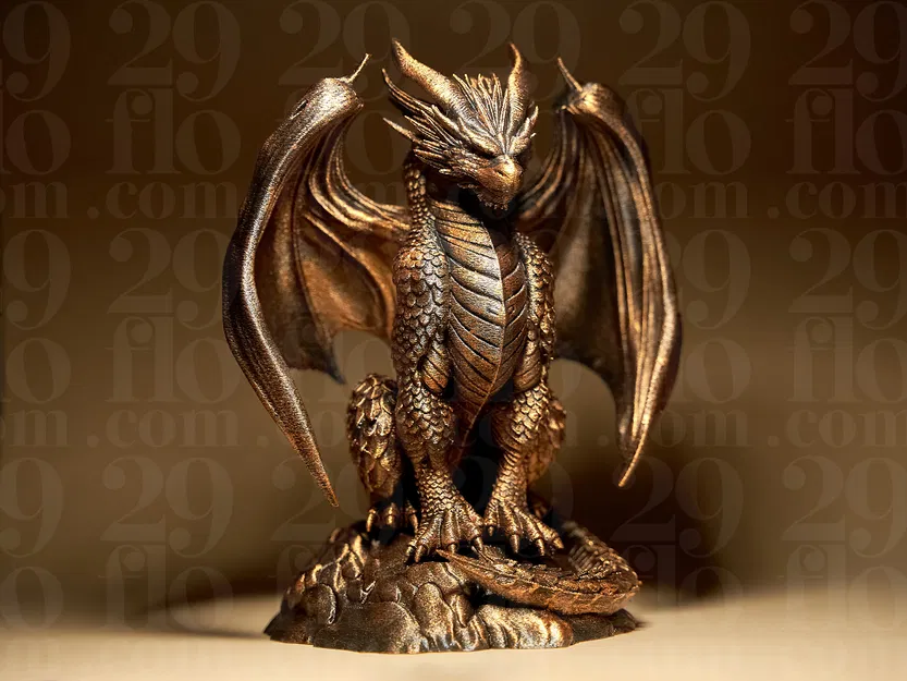 Tượng Rồng Uy Nghi (Majestic Dragon Statue) - Image 1