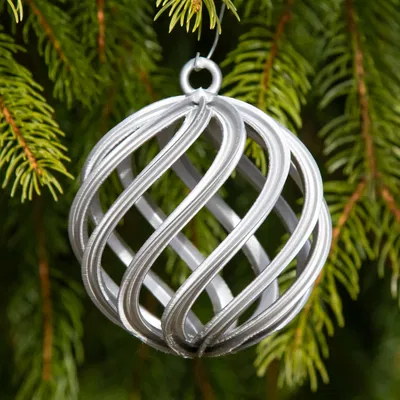 Quả Cầu Noel Xoắn Ốc Hở 2025 (Open Spiral Christmas Ball 2025)