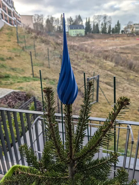 Chóp Cây Thông Noel Xoắn Ốc (Vase Mode) - Image 3