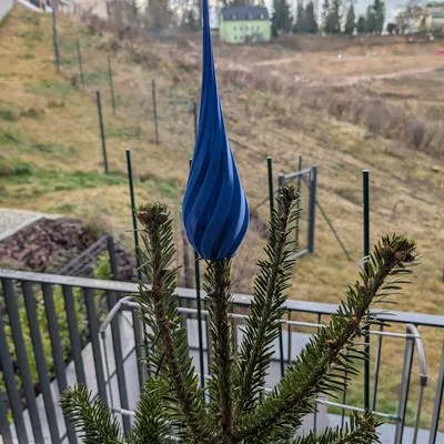 Chóp Cây Thông Noel Xoắn Ốc (Vase Mode)