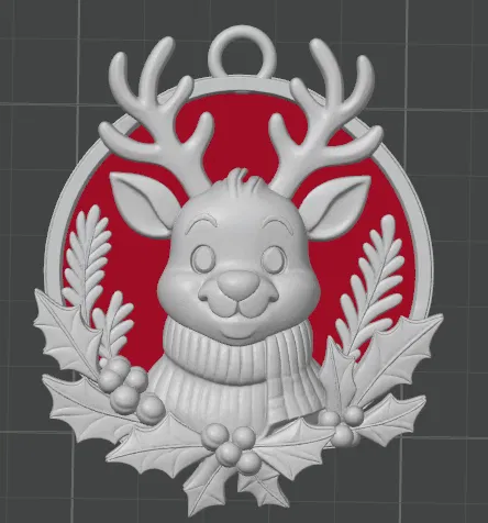 Ornament Tuần Lộc Giáng Sinh (Reindeer Christmas Ornament) - Image 1