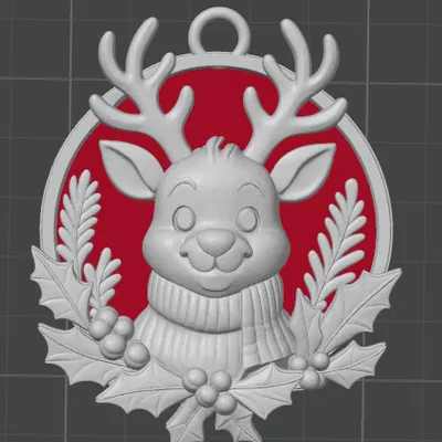 Ornament Tuần Lộc Giáng Sinh (Reindeer Christmas Ornament)