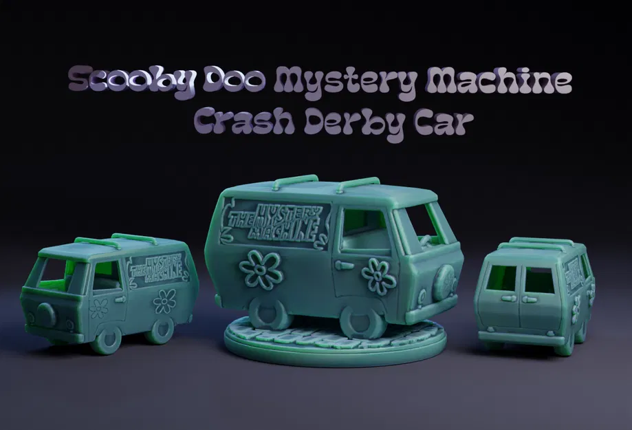 Xe Mystery Machine của Scooby Doo: Crash Derby Cars - Image 1