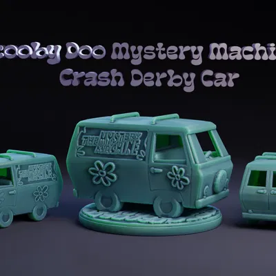 Xe Mystery Machine của Scooby Doo: Crash Derby Cars