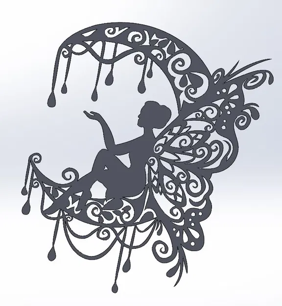 Tranh treo tường nàng tiên (Wall Art Fairy) - Image 1