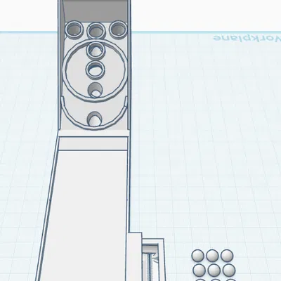 Skee-ball mini để bàn (không cần supports)