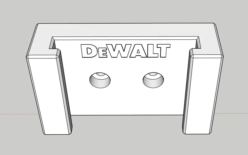 Giá đỡ pin Dewalt (Dewalt battery holder) - Image 1