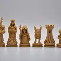 Bộ Cờ Vua Thiên Nhiên (Nature Chess Set) - Thumbnail 1
