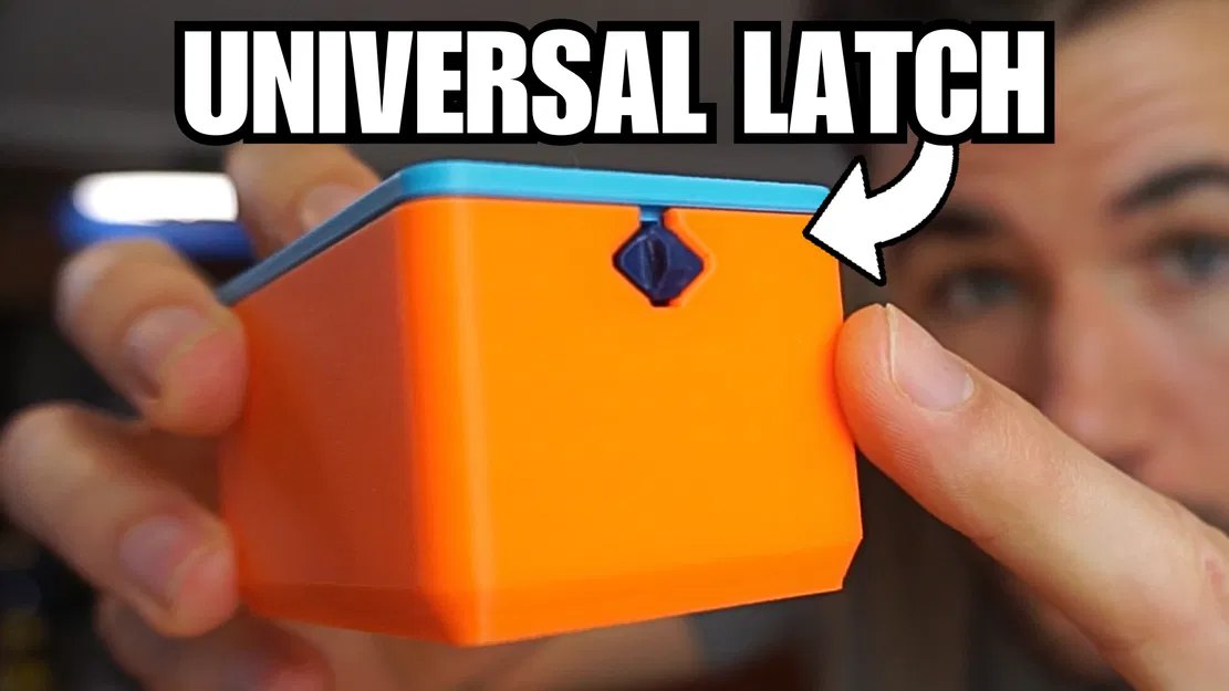 Cơ cấu chốt lò xo in 3D dùng chung (không support, modular hoàn toàn) - Image 1