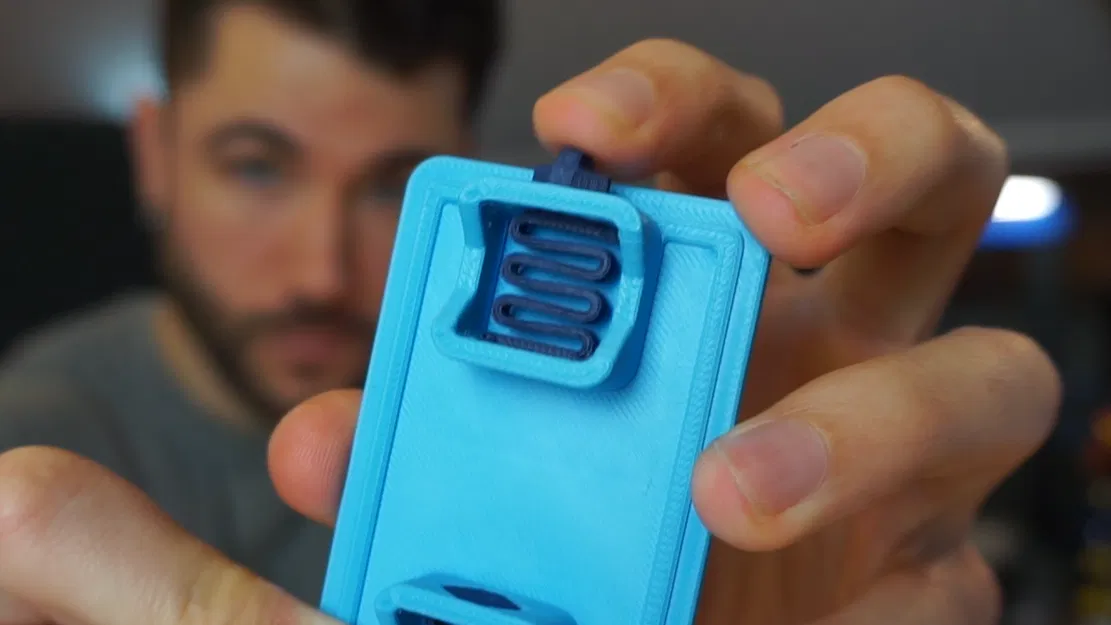 Cơ cấu chốt lò xo in 3D dùng chung (không support, modular hoàn toàn) - Image 4