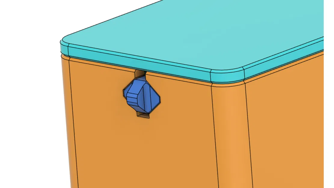 Cơ cấu chốt lò xo in 3D dùng chung (không support, modular hoàn toàn) - Image 7