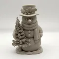Snowman Ornament – Đồ treo cây thông Người Tuyết - Thumbnail 3