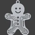 Ornament Cyber-Gingerbread Buddy – Người Bánh Gừng Mạch Điện - Thumbnail 2