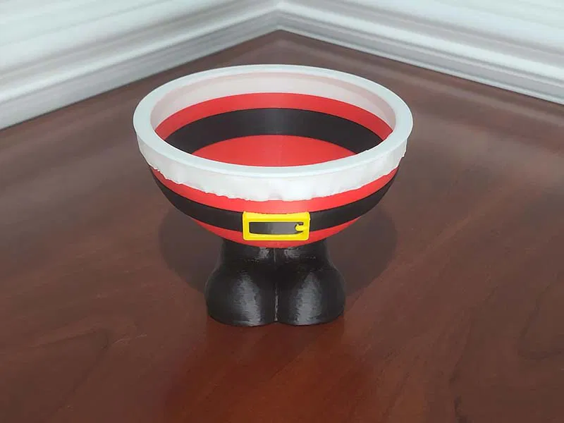 Tô Đựng Kẹo Bụng Ông Già Noel (Santa Belly Candy Bowl) - Image 4