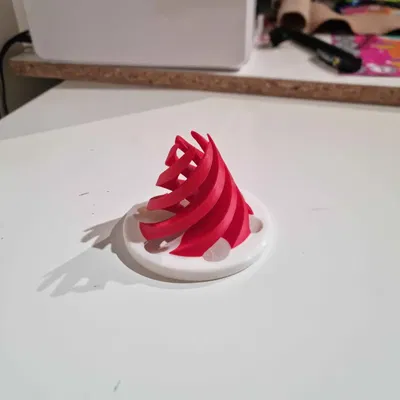 Spiral Fidget Mũ Santa (Santa Hat Spiral Fidget)