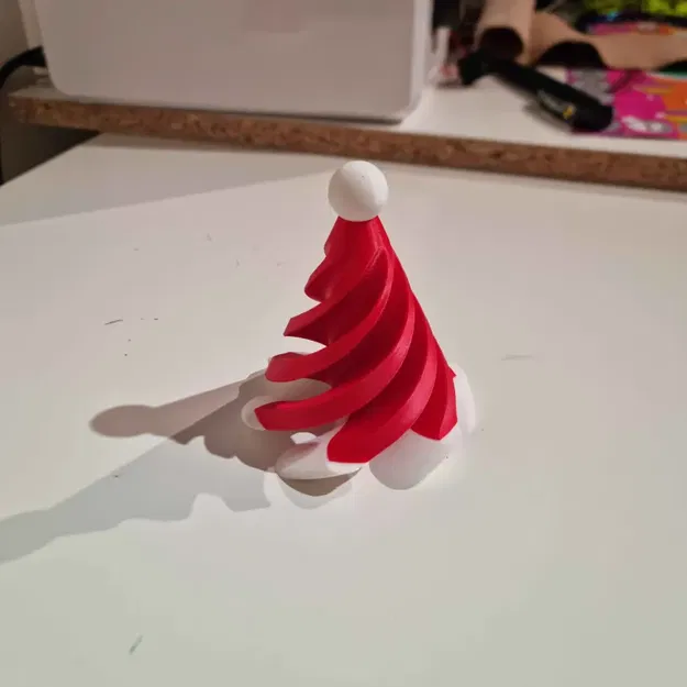 Spiral Fidget Mũ Santa (Santa Hat Spiral Fidget) - Image 5
