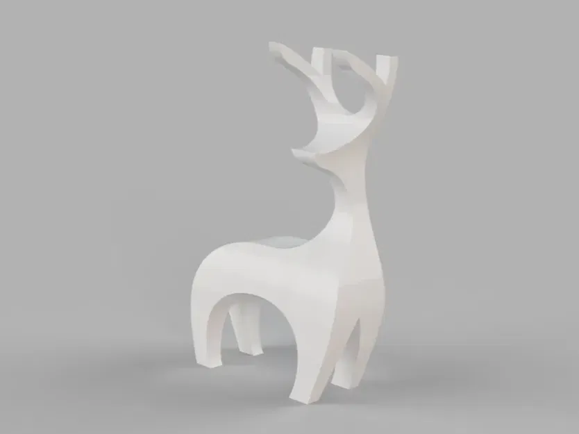 Tượng Tuần Lộc Hiện Đại (Modern Reindeer Sculpture) - Image 1