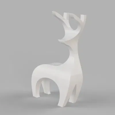 Tượng Tuần Lộc Hiện Đại (Modern Reindeer Sculpture)