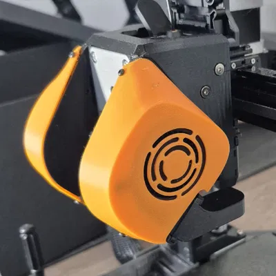 Nắp Ender 3 V3 KE FatBurner kèm chân quạt liền khối (bản cứng hơn)