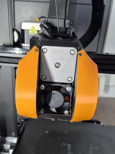 Nắp Ender 3 V3 KE FatBurner kèm chân quạt liền khối (bản cứng hơn) - Image 5