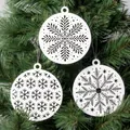 Bộ Móc Treo Bông Tuyết Tối Giản (Minimal Snowflake Ornaments) - Thumbnail 1