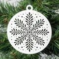 Bộ Móc Treo Bông Tuyết Tối Giản (Minimal Snowflake Ornaments) - Thumbnail 2