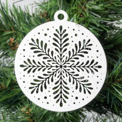 Bộ Móc Treo Bông Tuyết Tối Giản (Minimal Snowflake Ornaments)