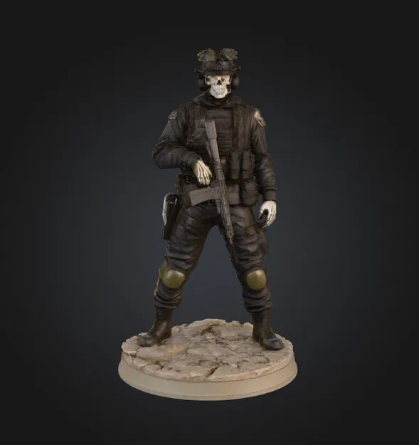 Ghost (CoD) – Tượng Simon "Ghost" Riley - Image 1