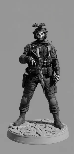 Ghost (CoD) – Tượng Simon "Ghost" Riley - Image 3