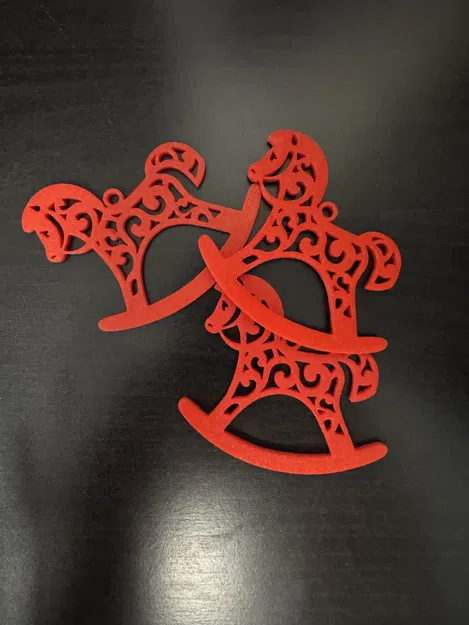 Đồ trang trí ngựa bập bênh - Image 1