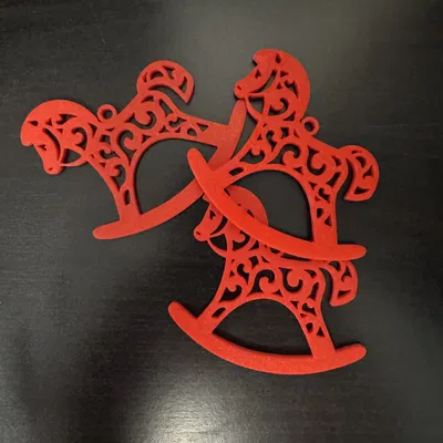 Đồ trang trí ngựa bập bênh