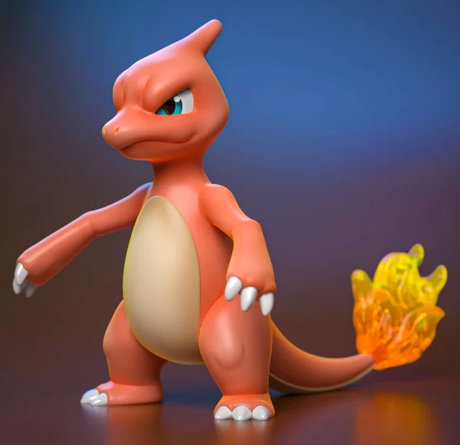 Mô hình 3D Pokémon Charmeleon - Image 1