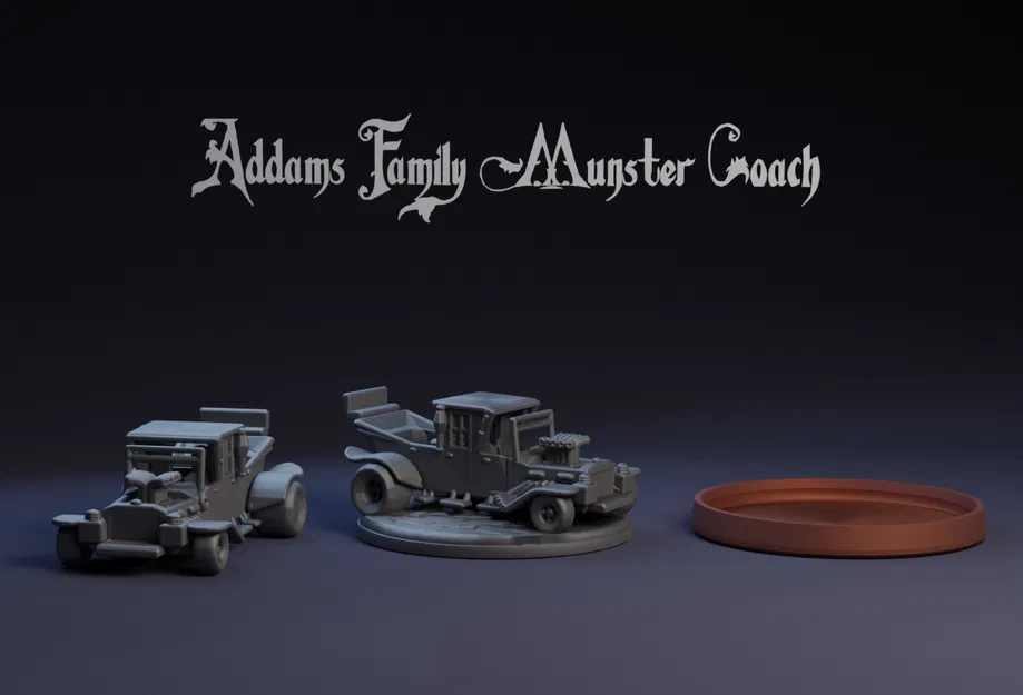 Addams Family Munster Coach: Xe Crash Derby Cars - Image 1