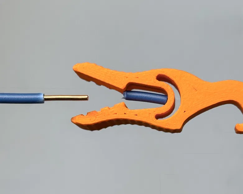 Dụng cụ tuốt & đo dây mini gắn móc khóa – dùng cho Wago 221 - Image 9