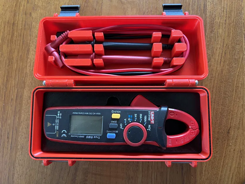 Hộp Rugger cho đồng hồ UNI-T UT-210E (có lót và chỗ cất que đo) - Image 1