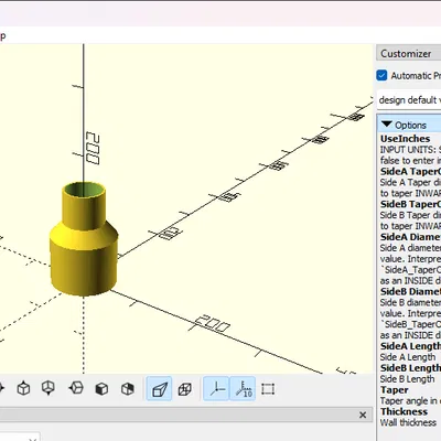 Adapter Ống/Tube Tham Số (Parametric Pipe / Tube Adapter)