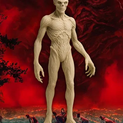 Mô hình Vecna lấy cảm hứng Stranger Things – Quái vật in 3D