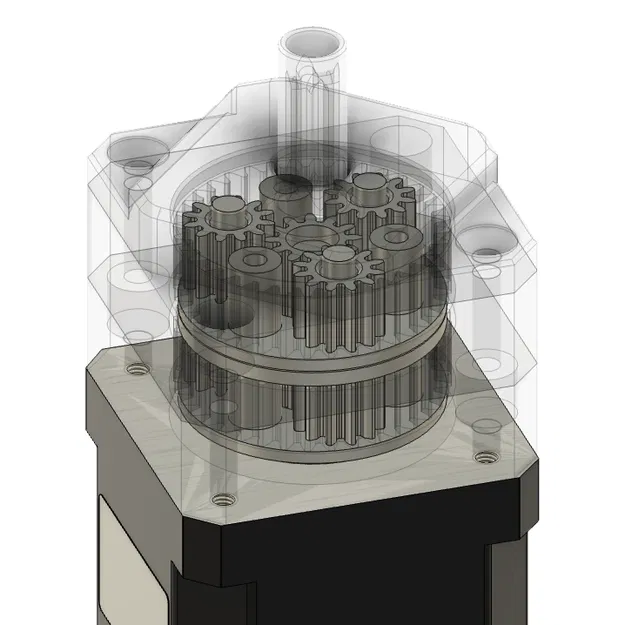 Hộp số hành tinh NEMA 17 (Module rời/Modular) - Image 1