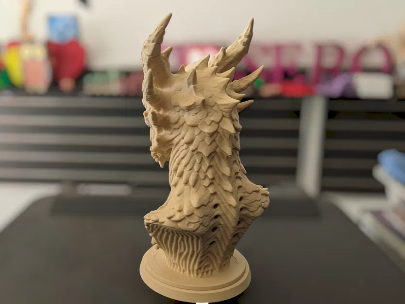 Tượng Bust Rồng Necrotic (Necrotic Dragon Bust) - Image 4