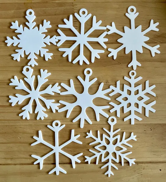 Bộ 15 Móc Trang Trí Bông Tuyết Giáng Sinh - Image 9