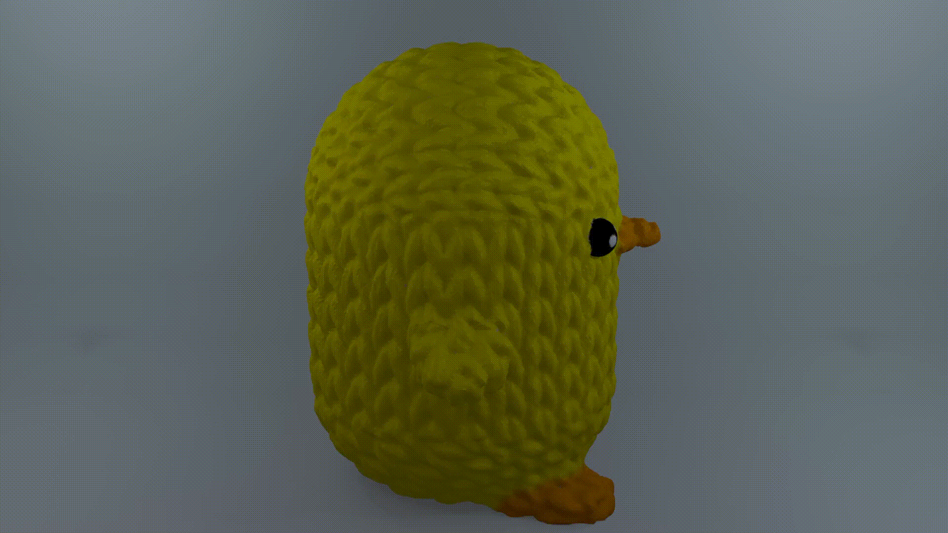 Chú Vịt Nhỏ Không Bỏ Cuộc: Tượng Vịt Đan Len - Thumbnail 2