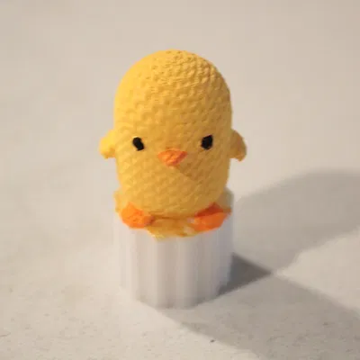 Chú Vịt Nhỏ Không Bỏ Cuộc: Tượng Vịt Đan Len