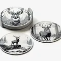 Lót Ly Hươu Mùa Đông (Winter Deer Coasters) - Thumbnail 4