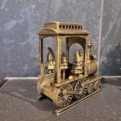 Đèn LED tealight đầu tàu hơi nước retro